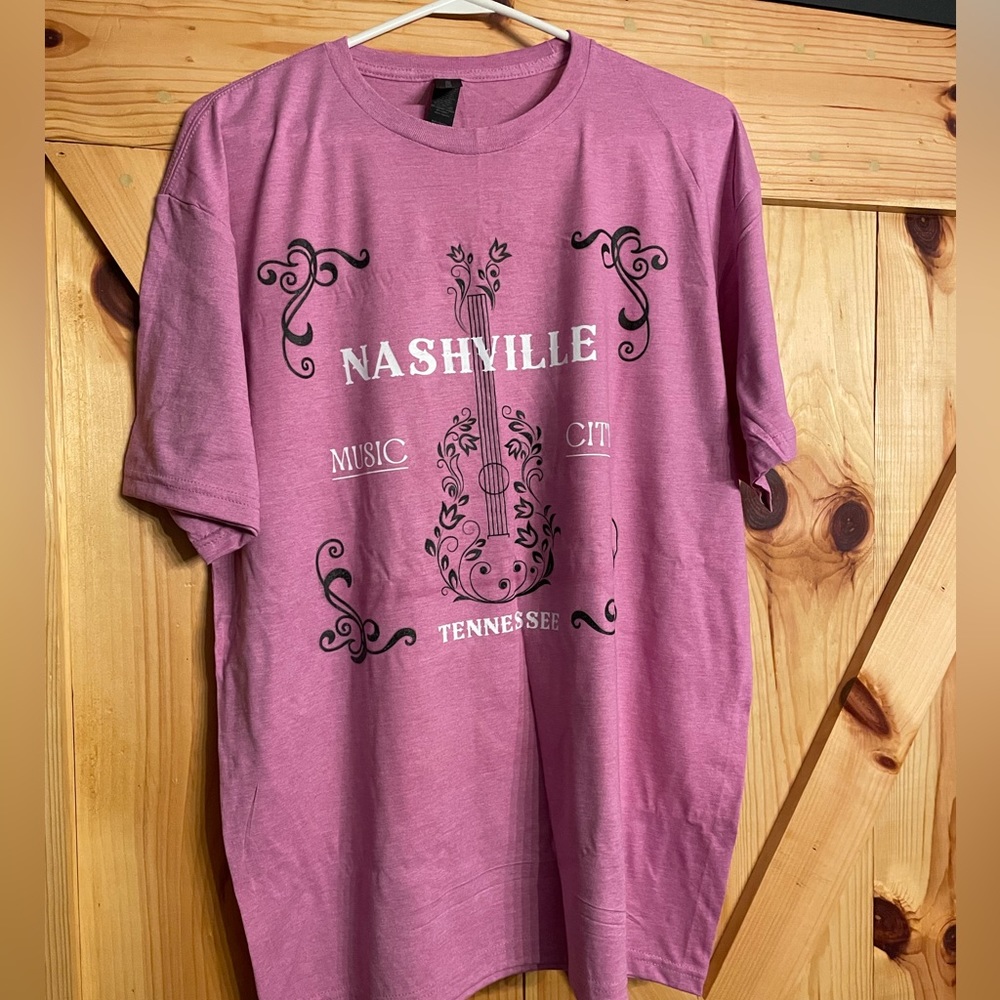 Nashville shirt. Pink, multiple sizes. Smoke free home.